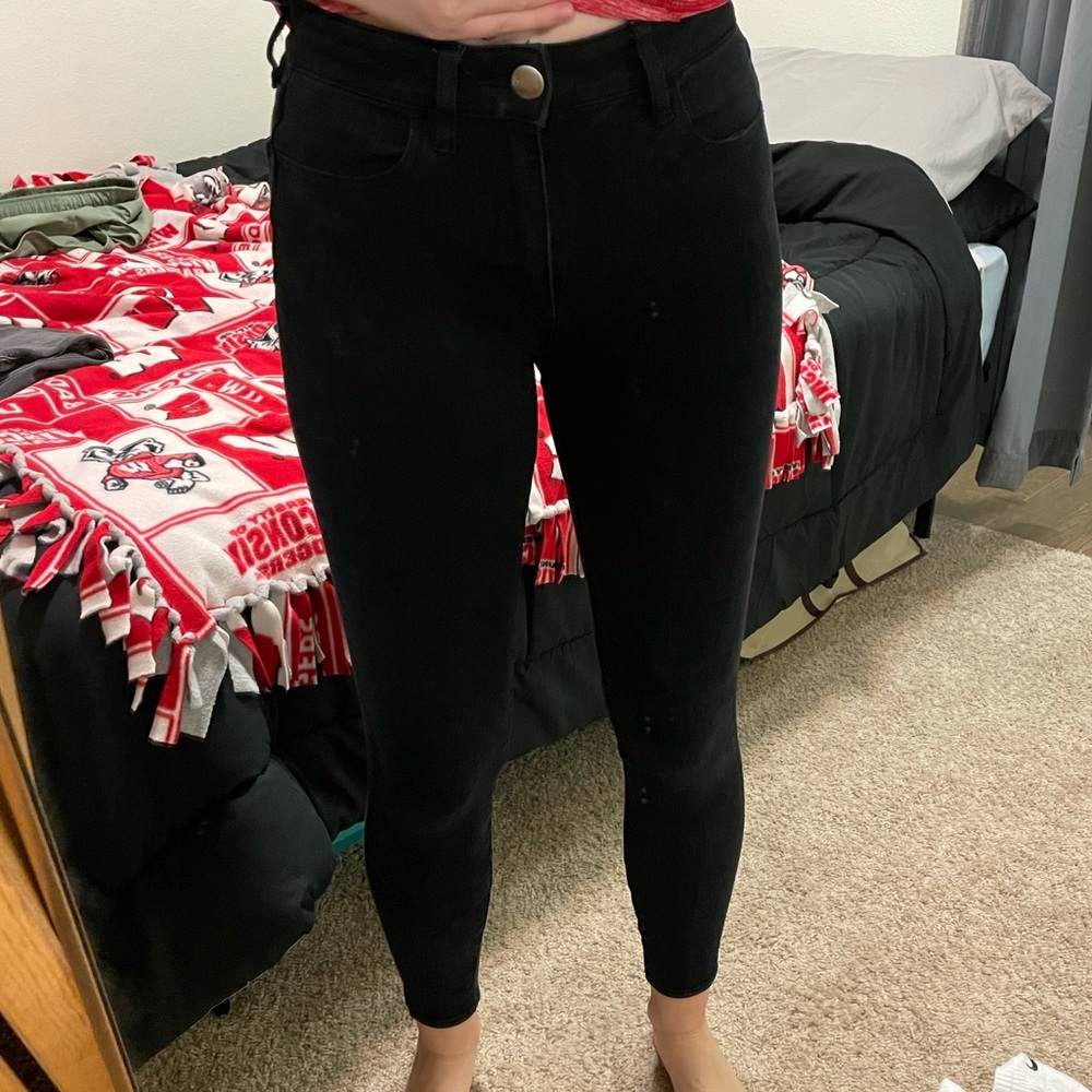 Black High Rise Jeans - Picture 4 of 5